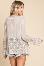 Load image into Gallery viewer, Cream Light Knit Sweater
