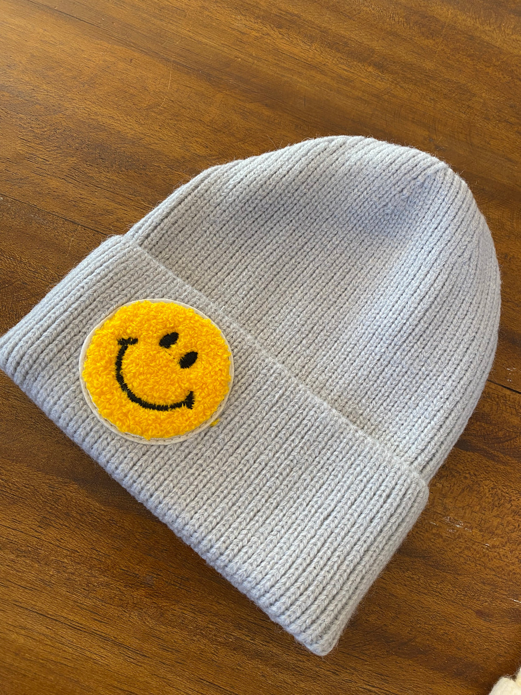 Gray Smile Beanie