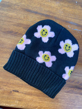 Load image into Gallery viewer, Black Daisy Beanie
