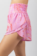 Load image into Gallery viewer, Pink Print Activewear Shorts

