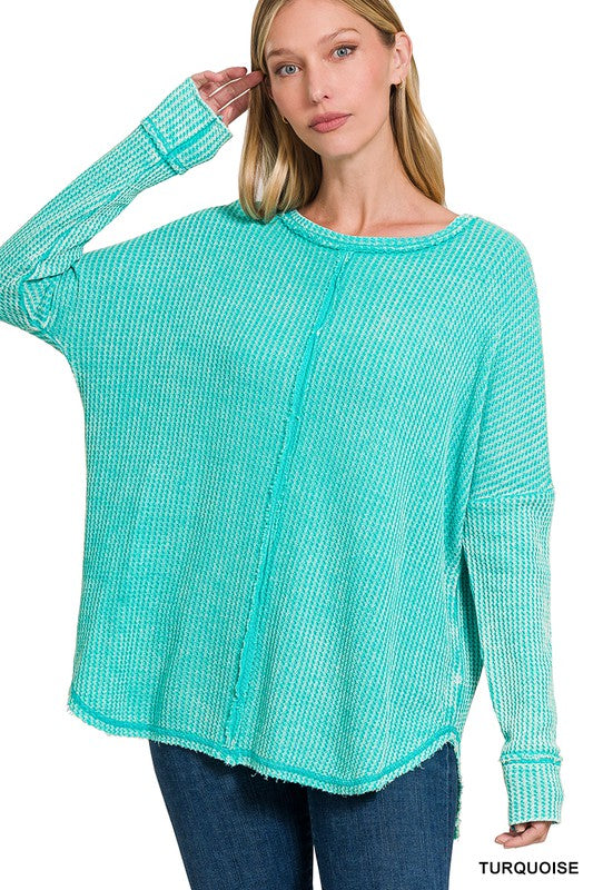 Waffle Knit Long Sleeve