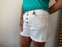 Load image into Gallery viewer, White Denim Shorts
